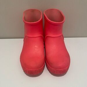 UGG Drizlita Taffy Pink Rain Snow Boots Kids Size 6 Women Size 8 EUC Casual